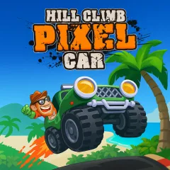 Hill Climb Pixel Car